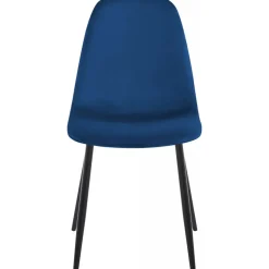 Stol i blå sammet svarta ben - Carisma + Fläckborttagare för möbler