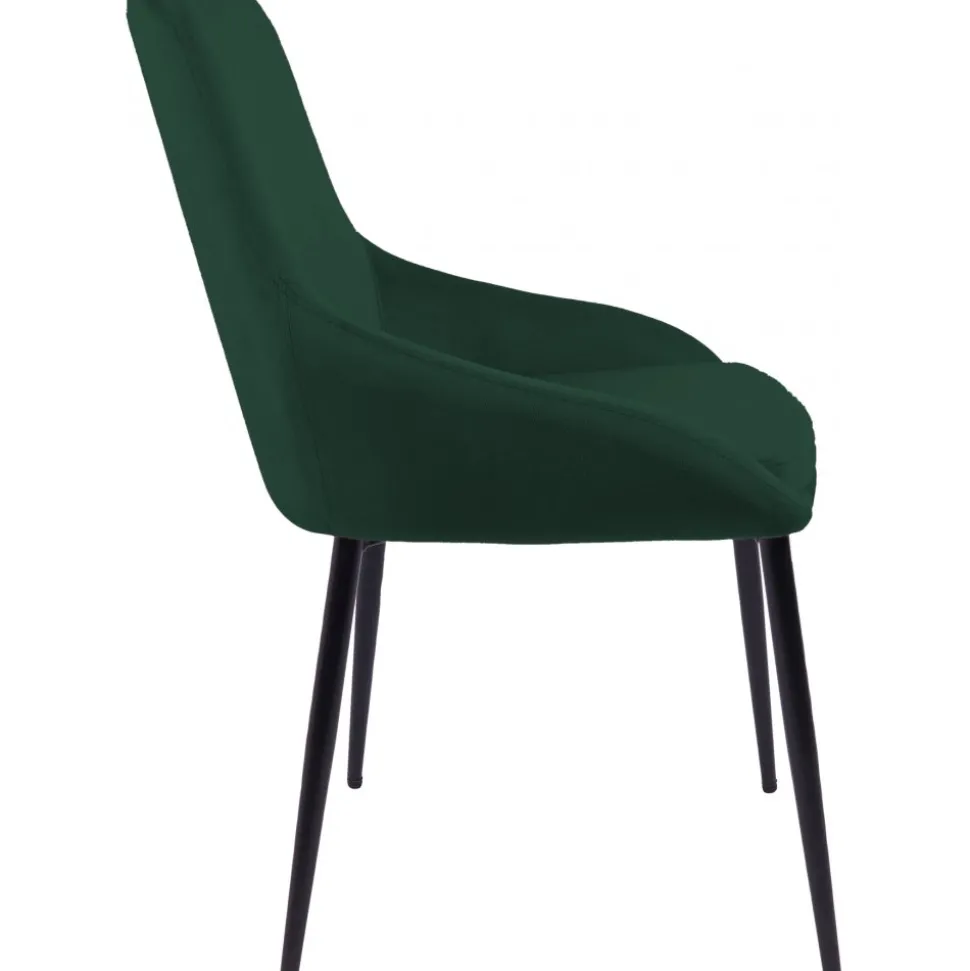 Stol i grön sammet - Theo + Fläckborttagare för möbler