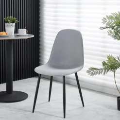 Stol i grått tyg - Carisma