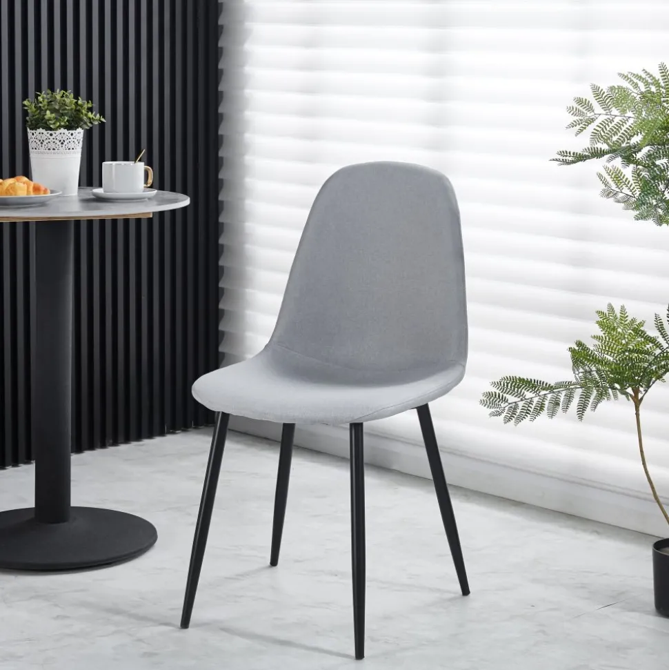 Stol i grått tyg - Carisma