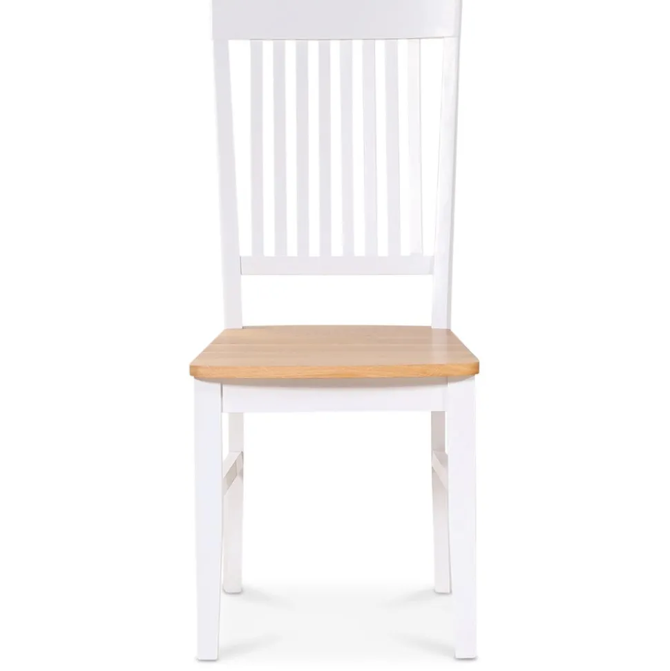 Stol i oljad ek/vit - Dalarös