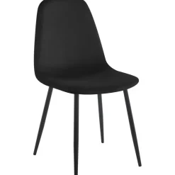 Stol i svart sammet - Carisma + Textilrengöring för möbler