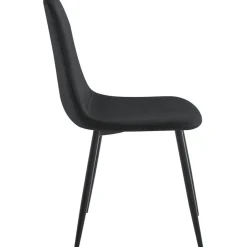 Stol i svart sammet - Carisma + Möbeltassar