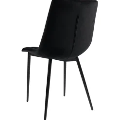 Stol i svart sammet - Kayla + Möbeltassar