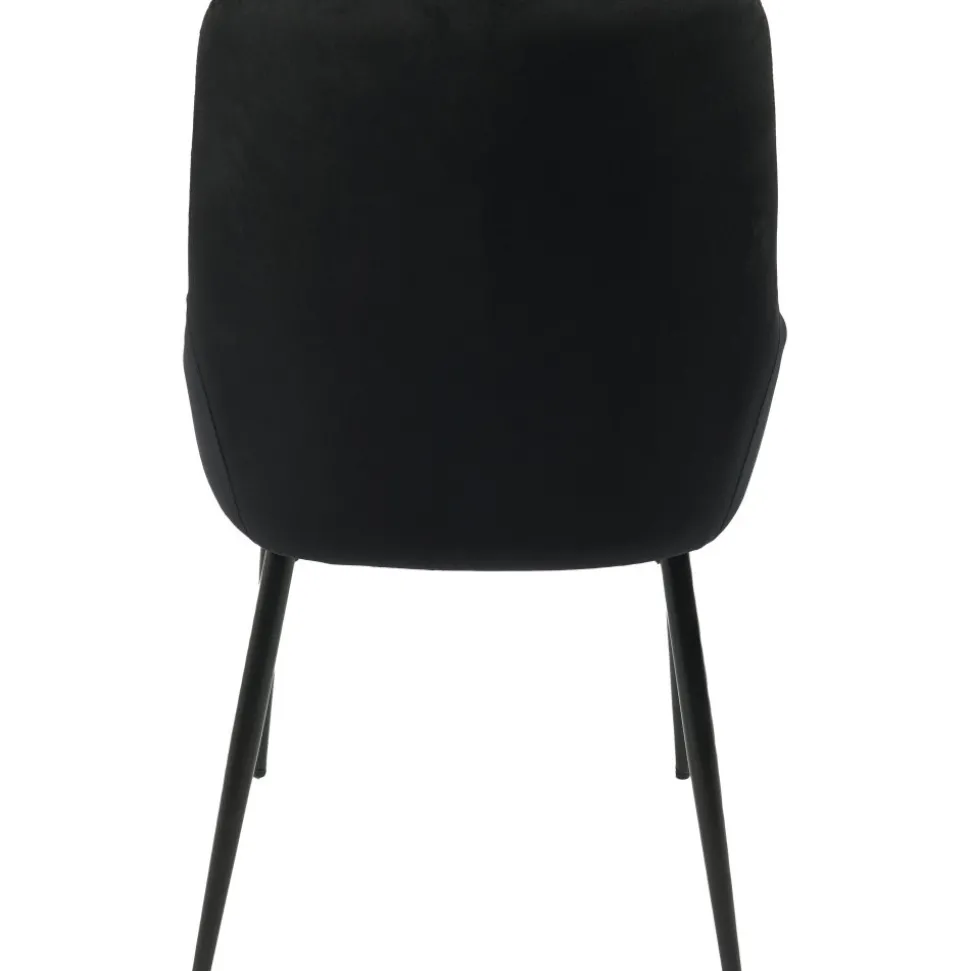 Stol i svart sammet - Theo + Möbeltassar