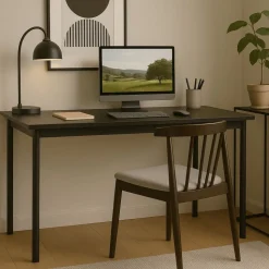 Stol i valnöt med grå sits - Florence + Textilrengöring för möbler