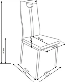Stol Jacob - Krämvit (PU)