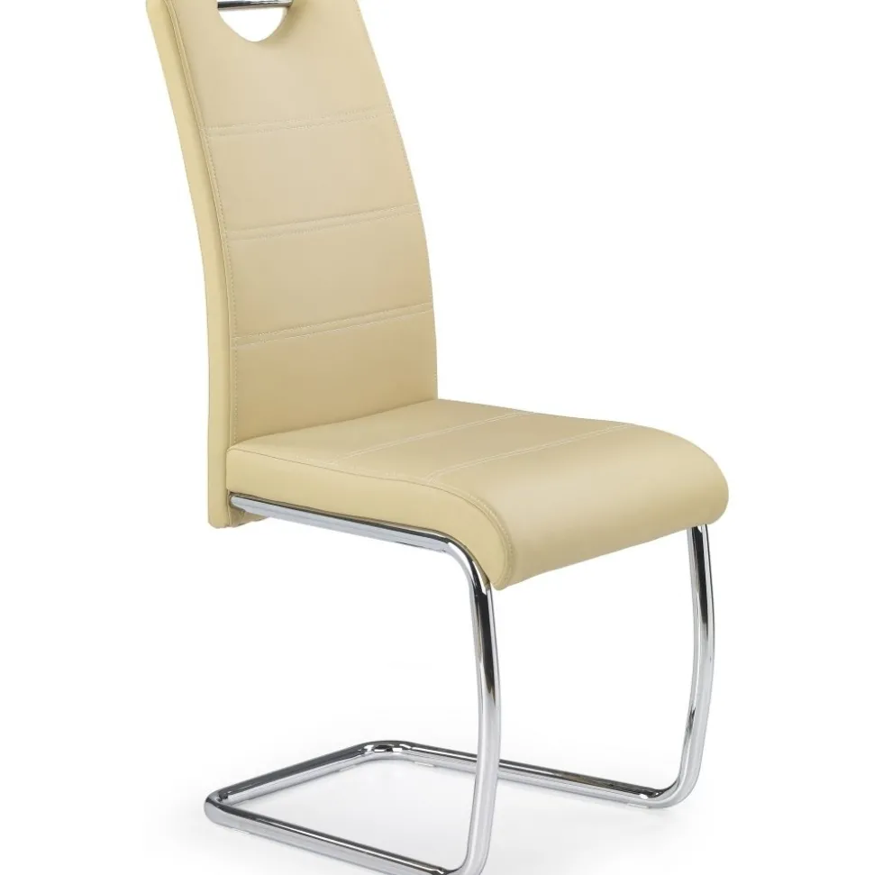 Stol John - Beige/krom