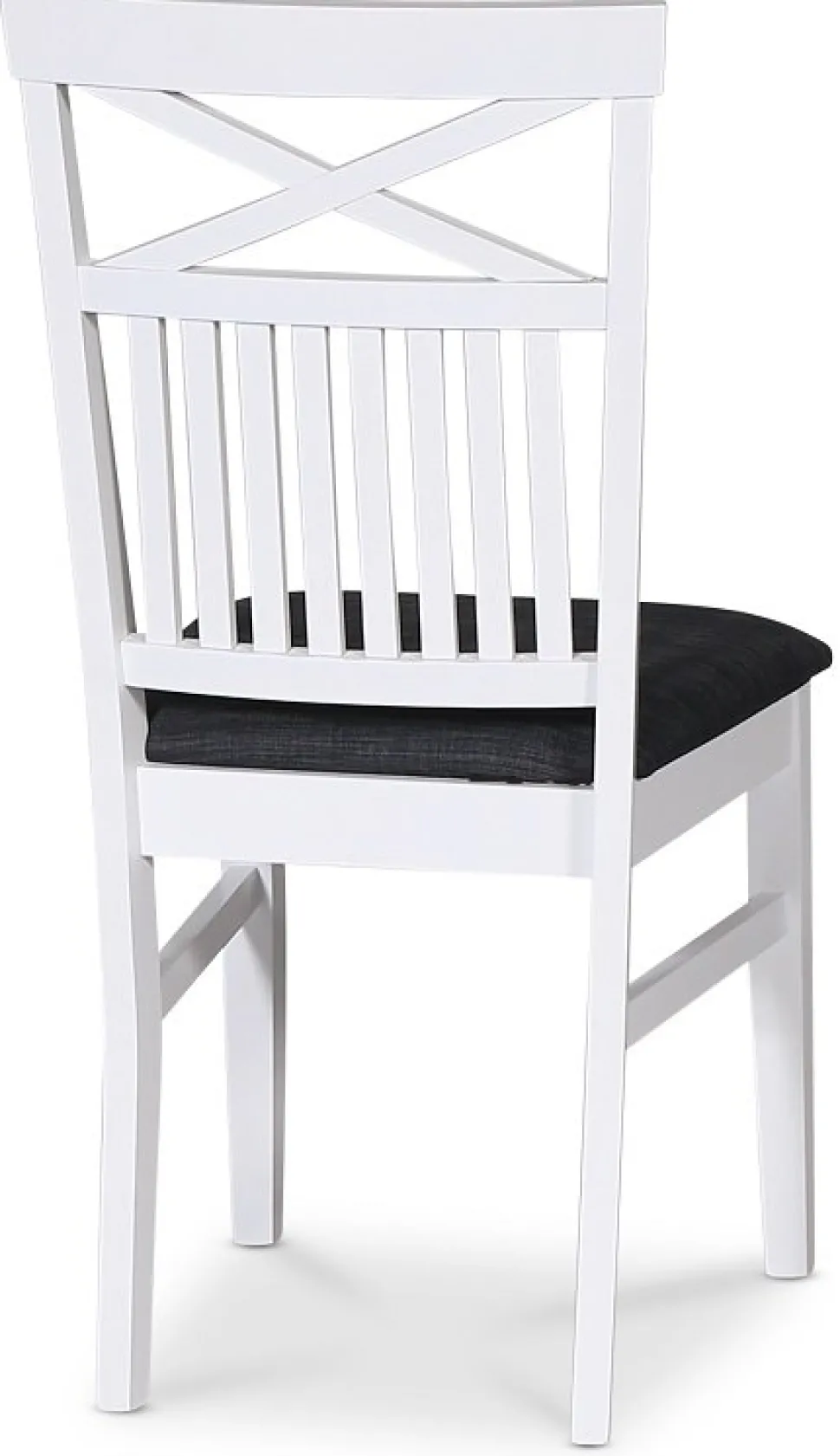 Stol med kryss i ryggen, grå sits - Skagen