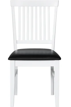 Stol vit med svart sits - Fårö + Fläckborttagare för möbler