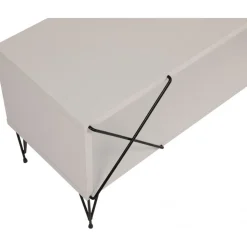 Street TV-bänk - Vit