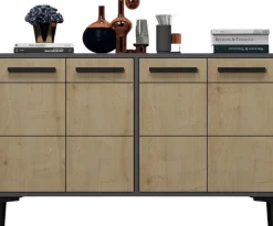 Stria skänk - Antracit/safir ek