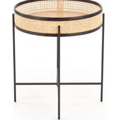 Sulawe soffbord Ø50 cm - Svart