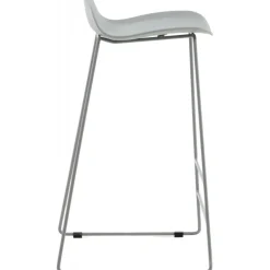 Svall barstol - Grå plast