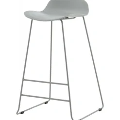 Svall barstol - Grå plast