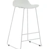 Svall barstol - Vit plast