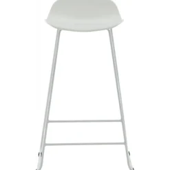Svall barstol - Vit plast