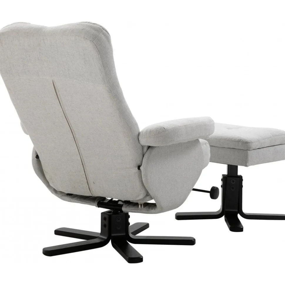 Sven reclinerfåtölj - Svart/Greige