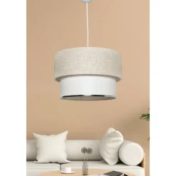 Taklampa Aviz - Cream/vit