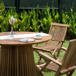 Teakbord Ø120 cm - Saltö