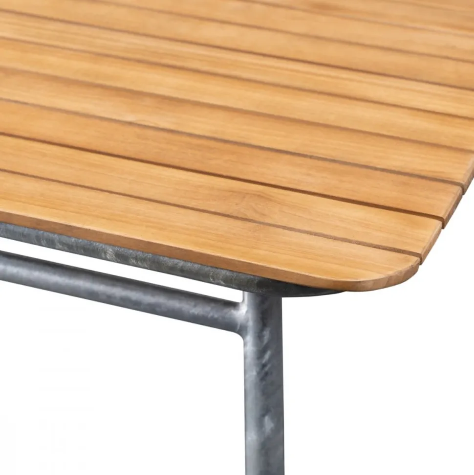 Teakbord 120x80cm - Möllan + Rengöringsmedel för utemöbler