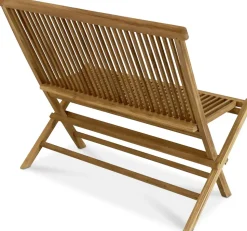 Teaksoffa 100 cm bred - Saltö + Textilrengöring för möbler