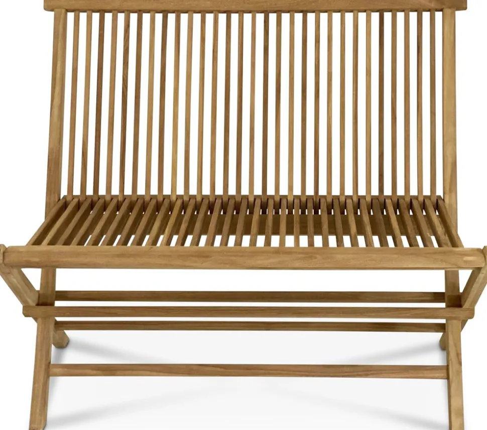 Teaksoffa 100 cm bred - Saltö + Textilrengöring för möbler