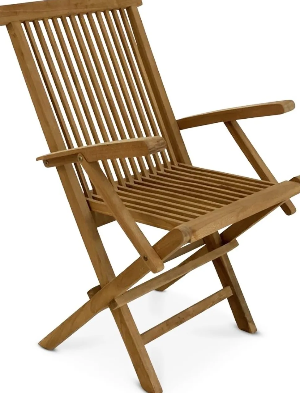 Teakstol med armstöd - Saltö + Träolja för möbler