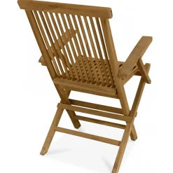 Teakstol med armstöd - Saltö + Textilrengöring för möbler