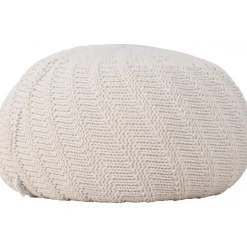 Ted sittpuff Ø45 cm - Offwhite