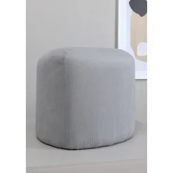 Tee sittpuff - Grå manchester