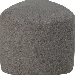 Tee sittpuff - Gråbeige teddy