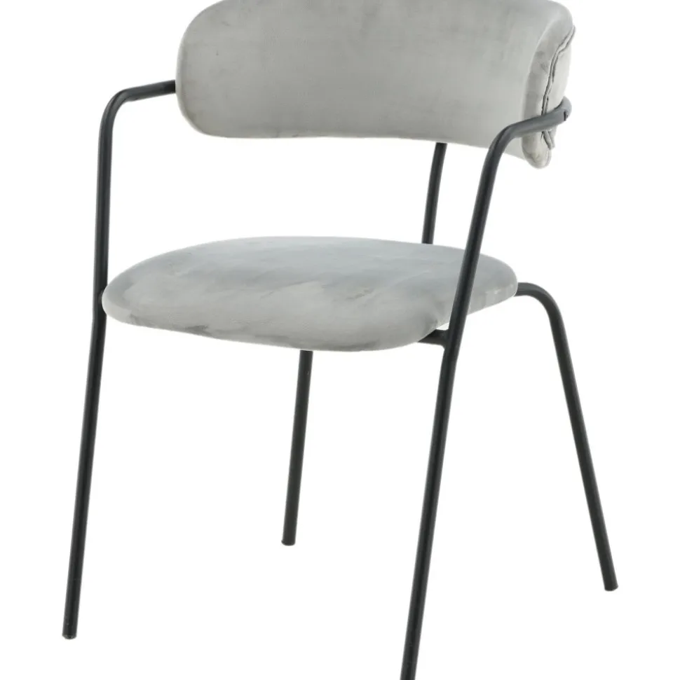 Tell karmstol - Grå