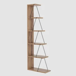 Tellus bokhylla - Furu/svart