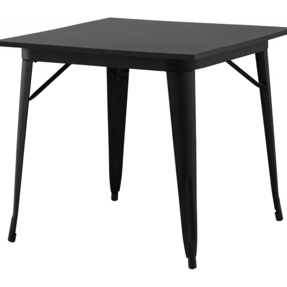 Tempe matbord 80 x 80 cm - Svart