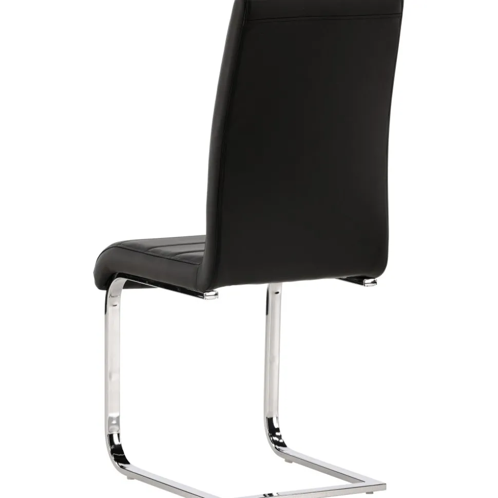 Tempo matstol - Svart PU