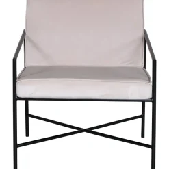 Tetra fåtölj - Beige sammet