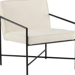 Tetra fåtölj - Vit teddy