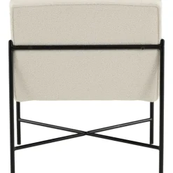 Tetra fåtölj - Vit teddy