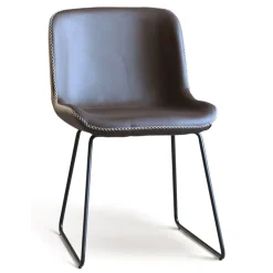 Texas matgrupp med 6 st Texas matstolar Brun PU + Texas matbord whitewash 180x90 cm + 4.00 x Möbeltassar