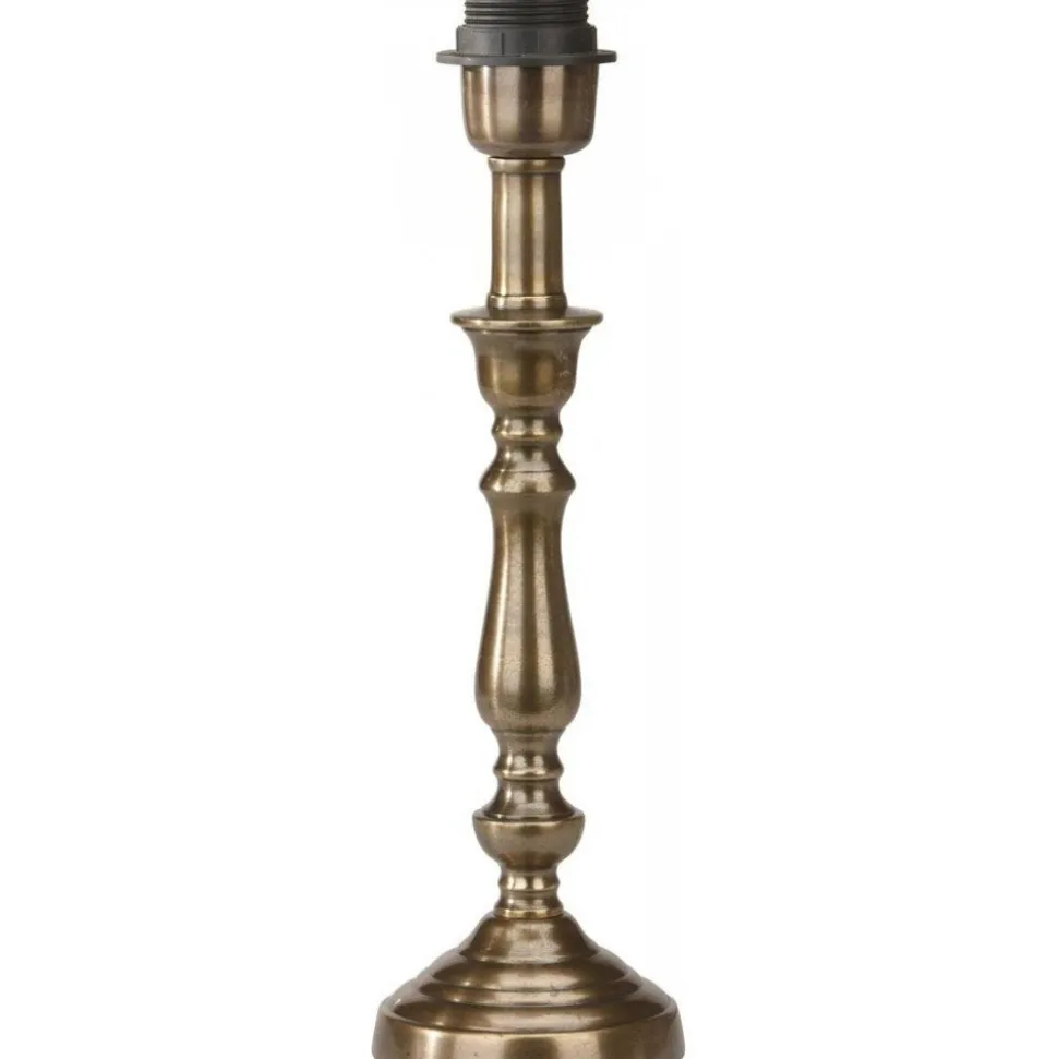 Therese lampfot - Antikmässing