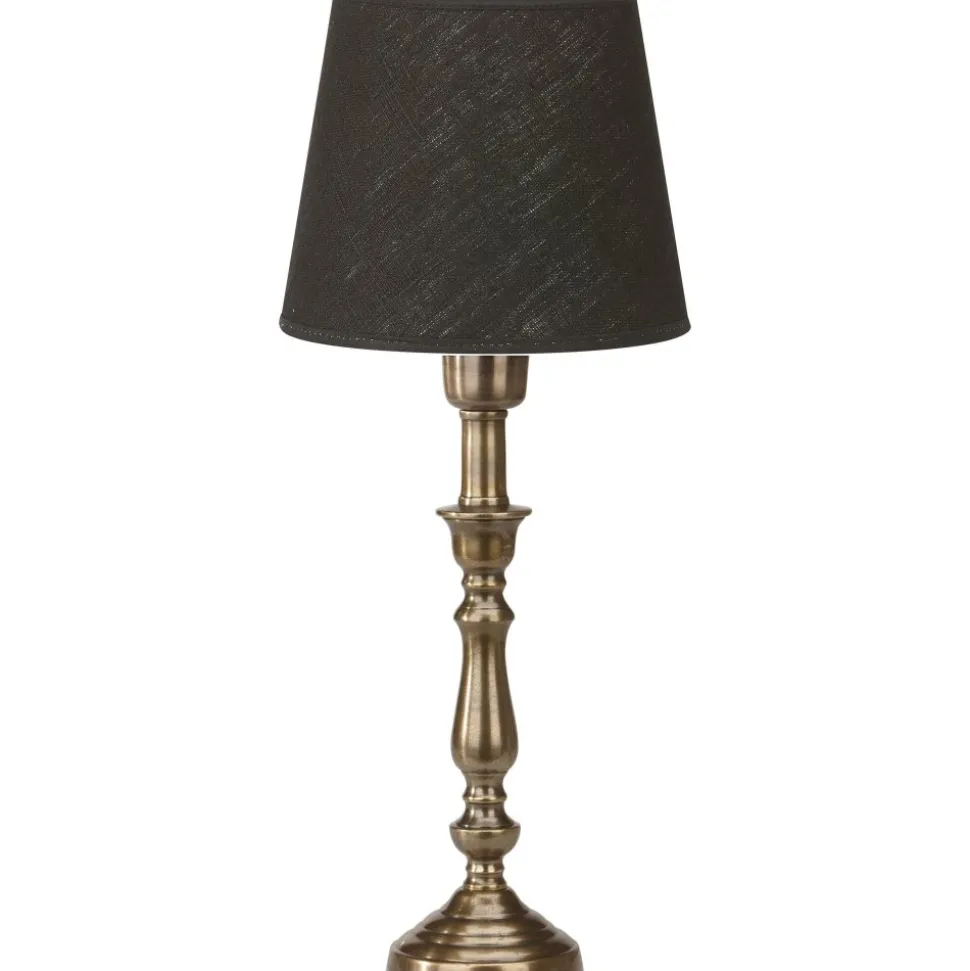 Therese lampfot - Antikmässing