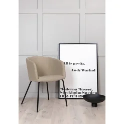 Tiber stol - Beige tyg