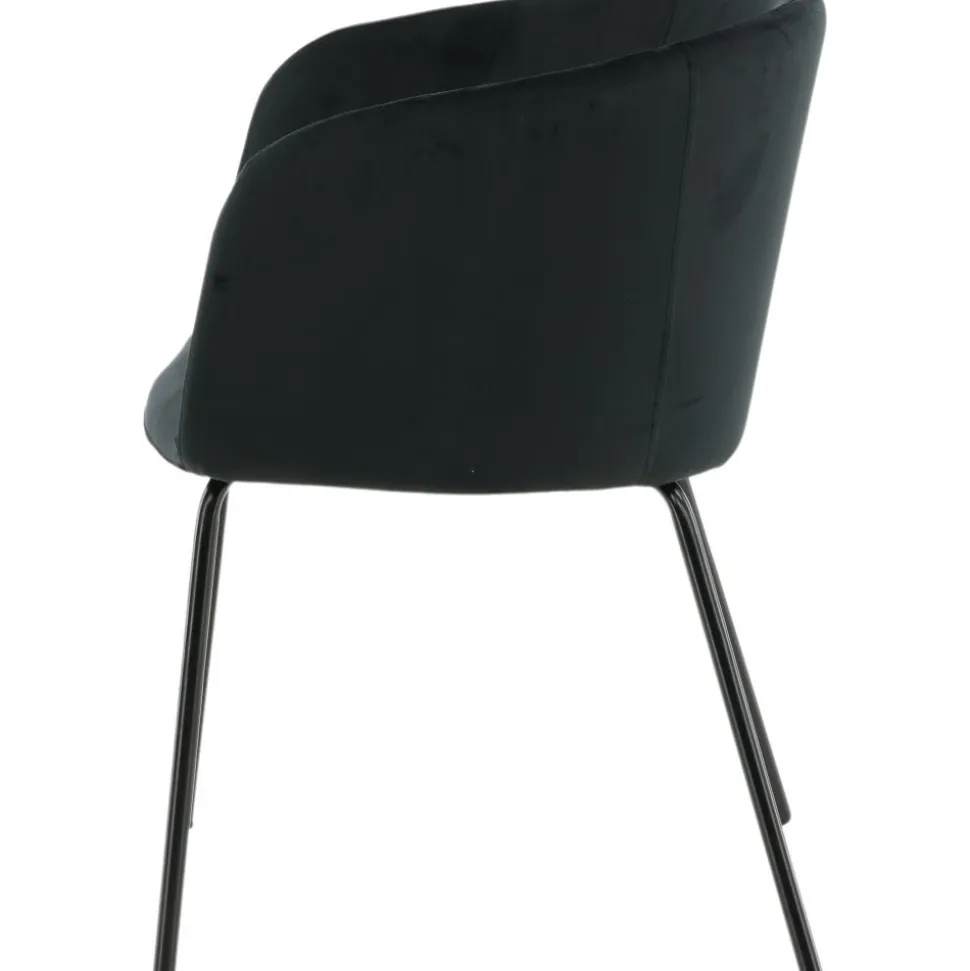 Tiber stol - Svart sammet