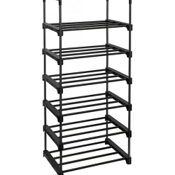 Timmie skohylla 45 x 106 cm - Svart