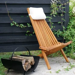 Tires vedkorg - Svart