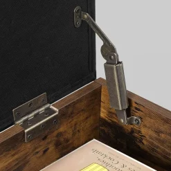 Tomas hallbänk 70 cm - Brun/svart