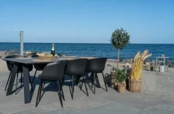 Toronto utematbord 220 x 100 cm - Svart