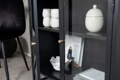 Torsnäs skåp med dörrar - Svart