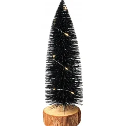 Trafalgar dekorträd med LED-ljus - Svart